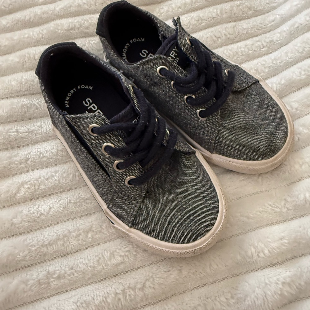 Sperry Kids' Navy Slip On Shoes